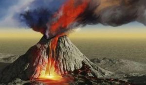 Eruzione di un Vulcano