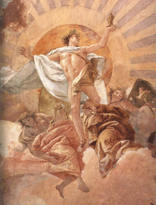 Apollo e i continenti, Giambattista Tiepolo