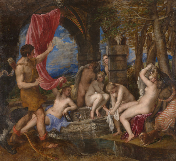 Diana e Atteone, Tiziano