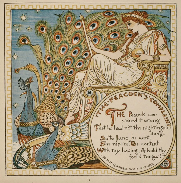 Era o Giunone, illustrazione di Walter Crane