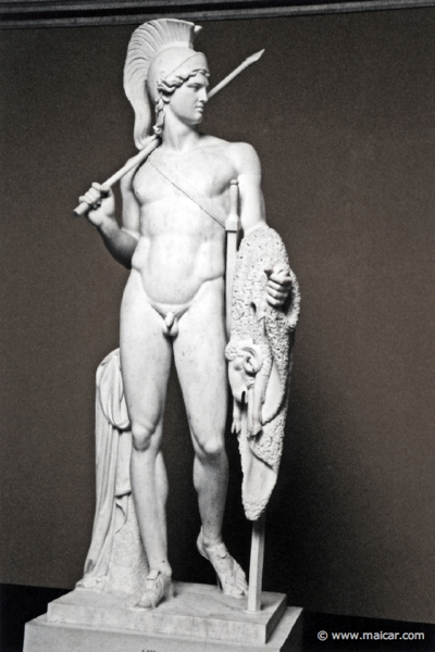 Giasone con il vello d'oro, Bertel Thorvaldsen 1828. Museo Thorvaldsen, Copenaghen.