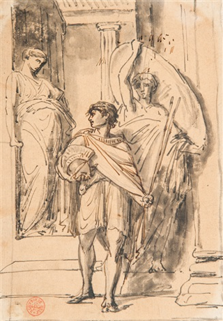 La partenza di Protesilao, Francois Léon Benouville (1821–1859) 