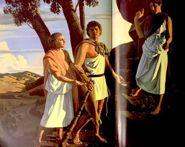 La scelta di Ercole fra il Piacere e la virtù, David Ligare