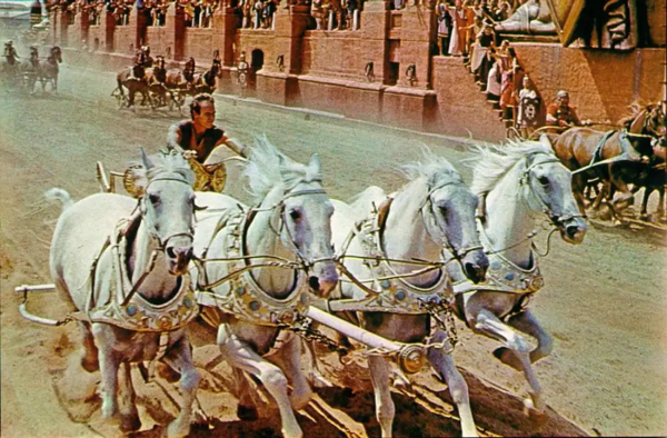 Una scena del film Ben Hur, 1959