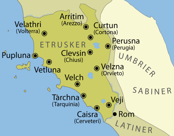 Le grandi città etrusche