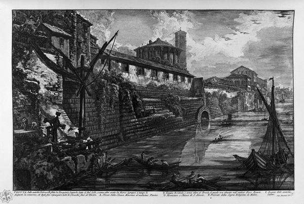 Cloaca Massima, acquaforte di Giovanni Battista Piranesi