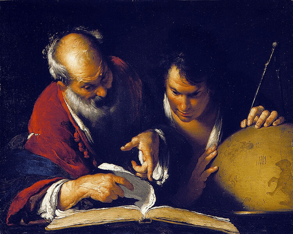 Eratostene insegna ad Alessandria, 
Bernardo Strozzi, 1635