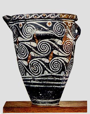 Vaso pitoide di Cnosso. Museo Archeologico di Herakleion